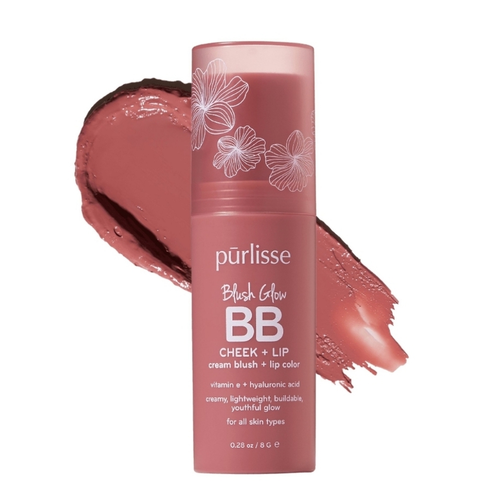 PURLISSE BLUSH GLOW BB CHEEK + LIP.